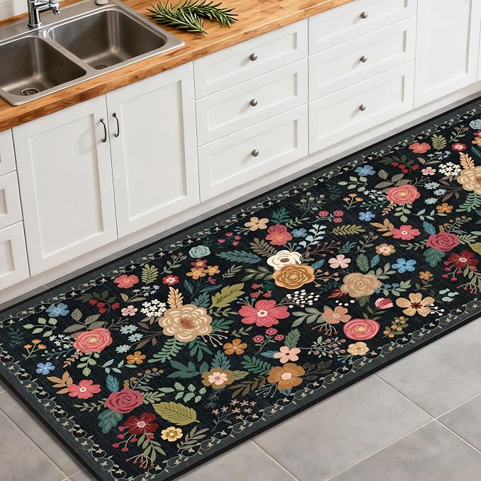 Washable 2'6" x 10' Runners for Hallways, Non Slip Long Floor Runner for Kitchen - Image 3