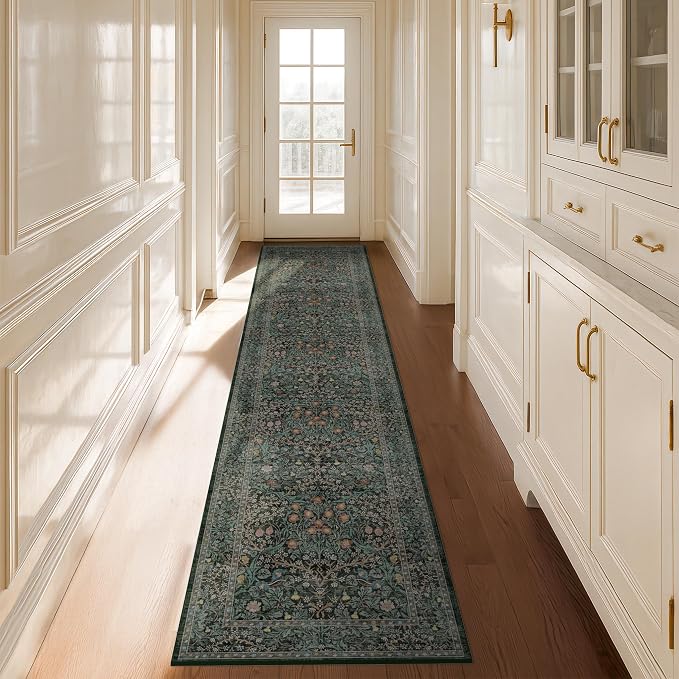 Vintage Washable 2x10 Runner Rug Non Slip - Image 6