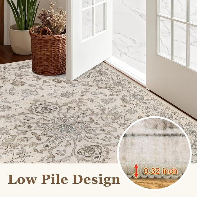 10x12 Area Rugs Living Room: Washable Rug - Image 9