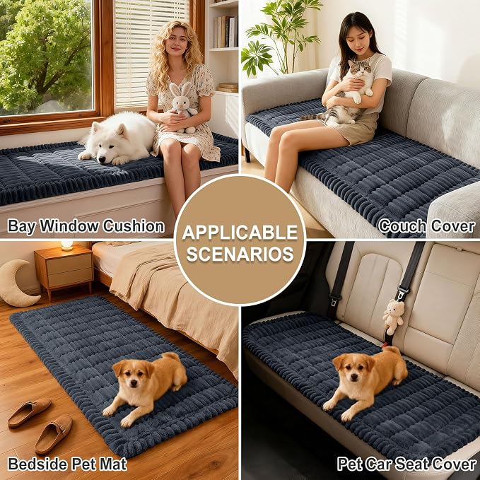 Couch Cover for Dogs, Washable Non Slip Plush Flannel Sofa Protector | Thick - Image 4