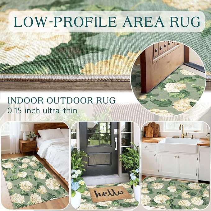 Floral Outdoor Rug - Image 4