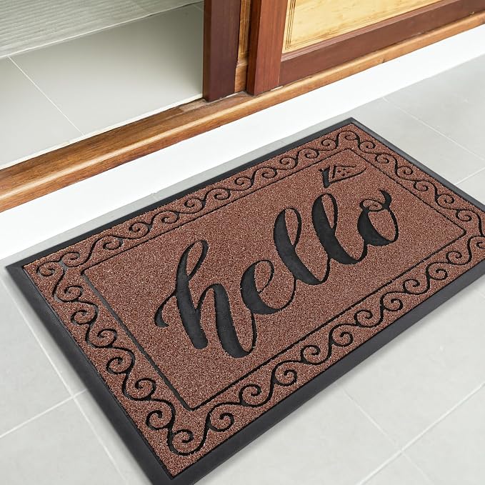 Yimobra Welcome Mats for Front Door 36x24, Heavy Duty Waterproof Outdoor Door - Image 7