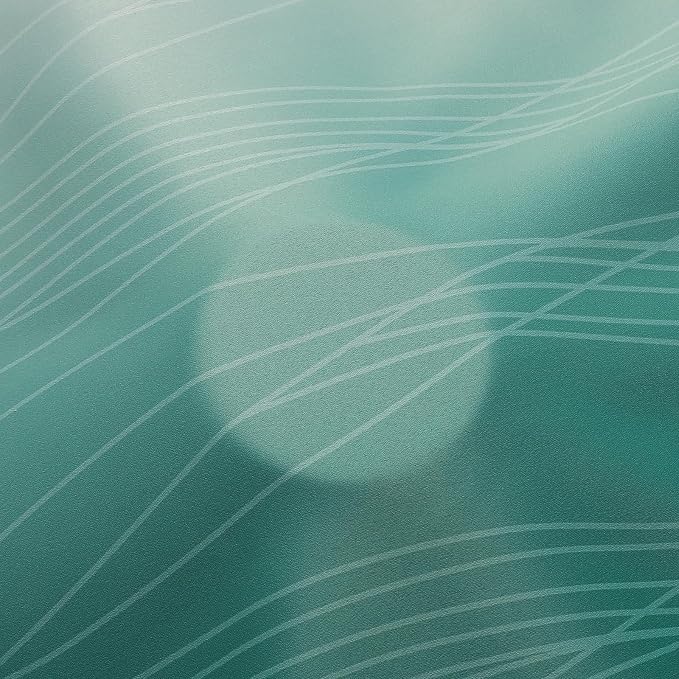 Green and Greyish White Blackout Curtains 42Wx45L 2 Panels | Ombre Curtains - Image 8