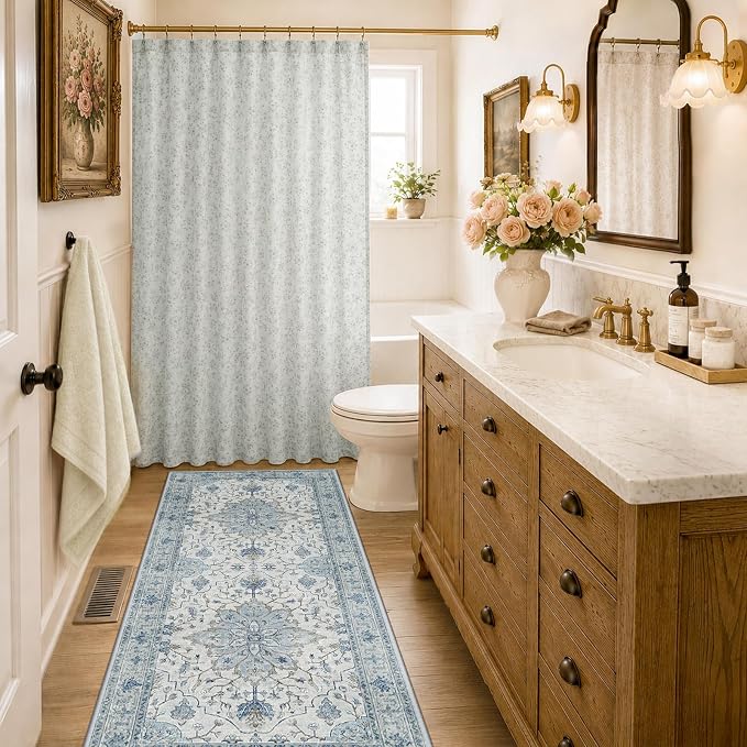 RELEANY Washable Area Rug, Runner 2'x6', Water Repellent, Pet Friendly - Image 2