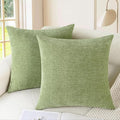 CaliTime Decorative Couch Throw Pillow Covers 26 X 26 Inches Sage Green | Pack by CaliTime