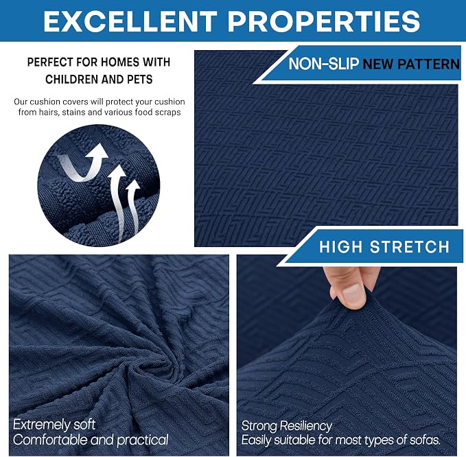XINEAGE 2026 New 3 Pieces Couch Covers - Image 5