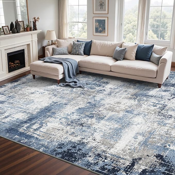 6x9 Ft Large Area Rugs for Living Room, Soft Non-Slip Washable Rugs Modern - Image 3