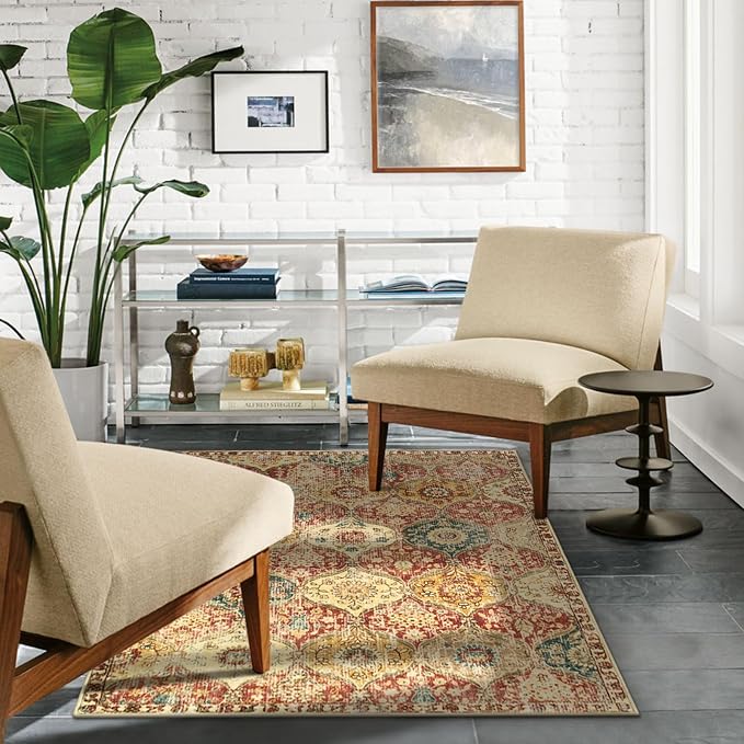 Lahome Moroccan Washable Small Area Rug, 3x5 Rug - Image 5
