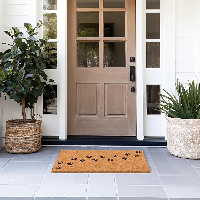Barnyard Designs Natural Coco Coir Non-Slip Doormat | Heavy-Duty Welcome Mat - Image 4