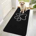 OLANLY Dog Door Mat for Muddy Paws 70x35, Paw Print Design Chenille Mud Mat | by OLANLY