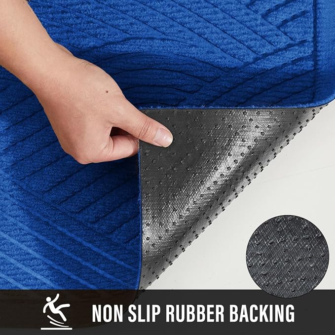 Sturdy Front Door Mat, Absorbent Muddy Dirt Resist Welcome Door Mats Outdoor - Image 3