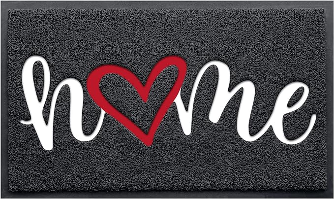 Door Mat Welcome Mat Floor Mat for Entryway, High Traffic Areas | Low Profile by BeneathYourFeet