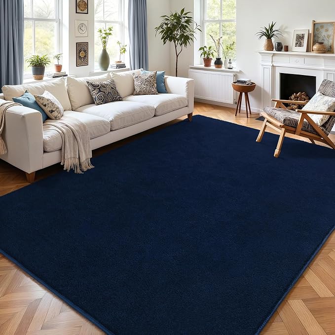 4x6 Area Rugs for Living Room Non Slip Dorm Bedroom Rug, Minimalist Washable by AROGANAREARUG