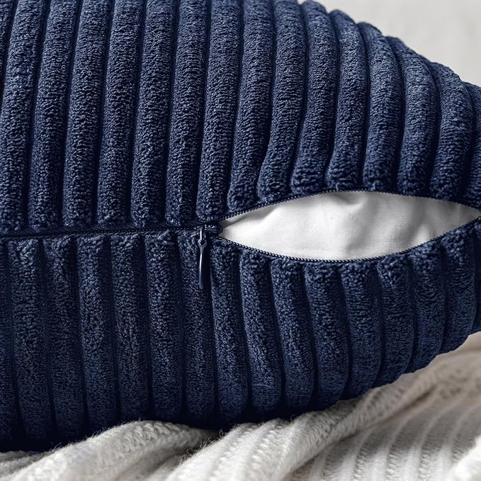 MIULEE Navy Blue Decorative Throw Pillow Covers - Image 6