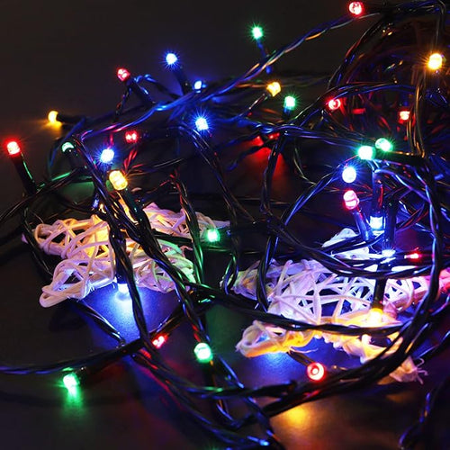 100-1000 LED Christmas Lights, Low Voltage Fairy String Lights with 8 Modes, Ideal for Xmax Tree, Garden, Home, Party, Halloween Festival Deco (Mixed-Color, 500 LEDs)