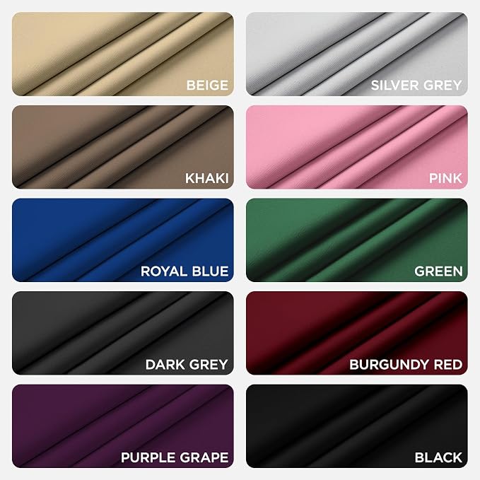 Joydeco Blackout Curtains 63 Inchs Long 52 Wide Black Out Curtains 2 Panels - Image 8