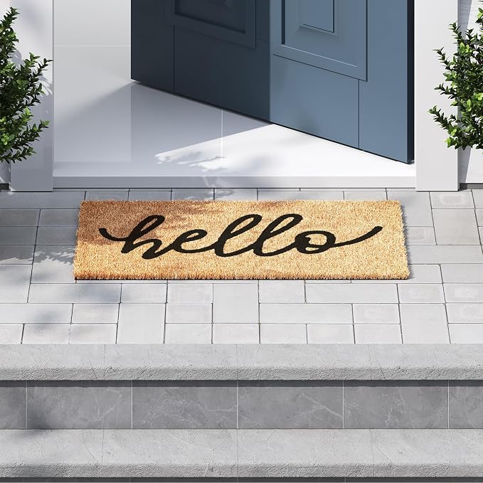 Barnyard Designs Front Door Welcome Mat | Printed Polyester Outdoor Rug - Image 4