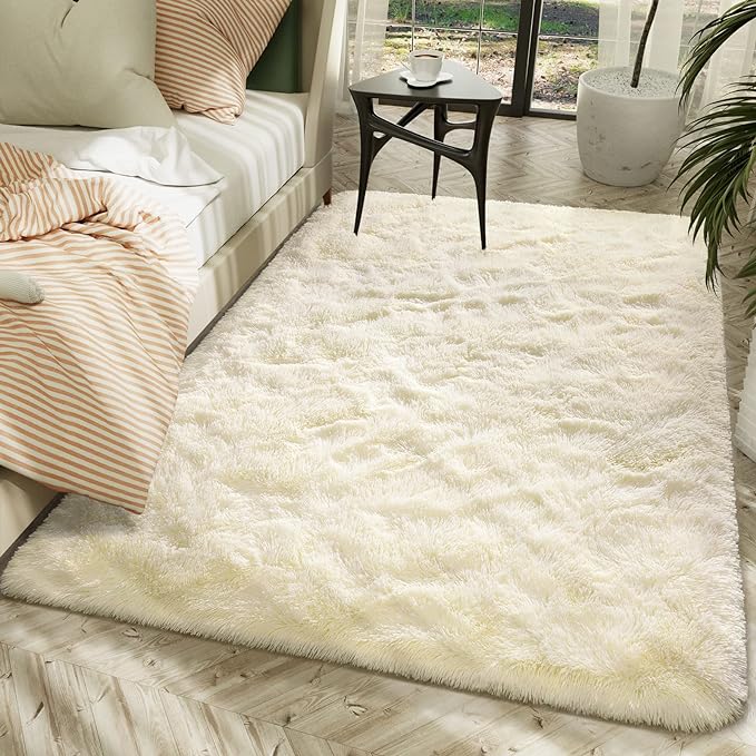 LOCHAS Area Rugs Fluffy Living Room Carpet - Image 3