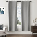 100% Blackout Linen Curtains 72 Inch Length 2 Panels Set by Guken