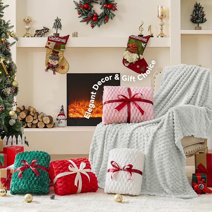 BEDELITE Light Grey Throw Blanket - Image 5