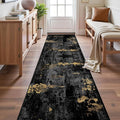 RELEANY Washable Runner 2'x10' Abstract Area Rug by RELEANY