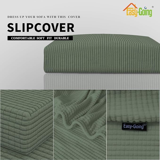 Easy-Going Stretch 1 Piece Oversized Couch Cushion Cover - Image 6