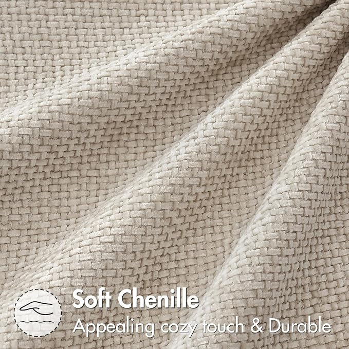 MIULEE Decorative Couch Throw Pillow Covers 18x18 Inch Neutral Beige 2 Pack | - Image 6