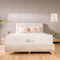 NapQueen 6 Inch Cooling Gel Twin Size Medium Firm Memory Foam Mattress, Bed in a Box, White