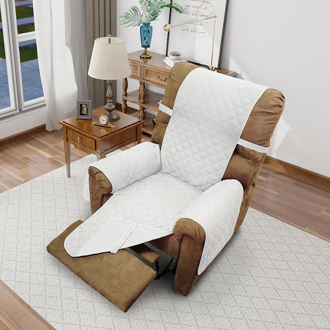 Reversible Chair Covers for Recliner Oversized, Water Repellent, Chair by LuxshareHome