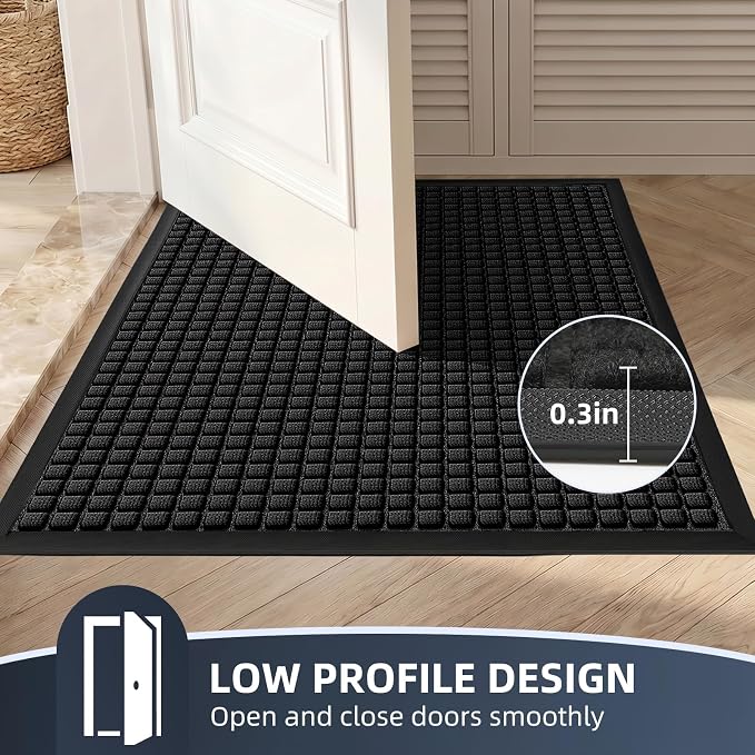 Front Door Mat Outside Entrance, Heavy Duty Waterproof Doormat | 73"x46" - Image 7