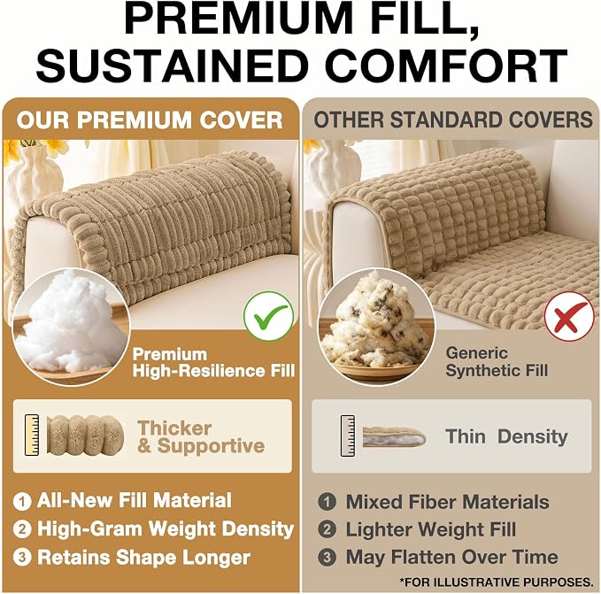 Couch Cover for Dogs, Washable Non Slip Plush Flannel Sofa Protector | Thick - Image 10