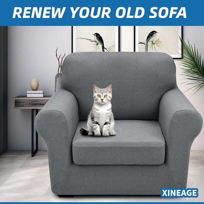 XINEAGE 2026 New 2 Pieces Chair Covers - Image 4