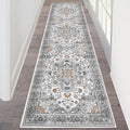 HEBE Hallway Runner Rug 2'x8', Washable Non Slip Kitchen Rug Runner | Soft Boho by HEBE