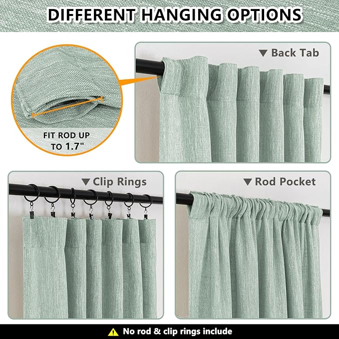 MYSKY HOME Living Room Curtains - Image 3