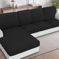 H.VERSAILTEX Sectional Couch Covers 8 Pieces Stretch Sofa Covers by HVERSAILTEX
