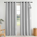 NICETOWN 100% Blackout Linen Curtains by NICETOWN