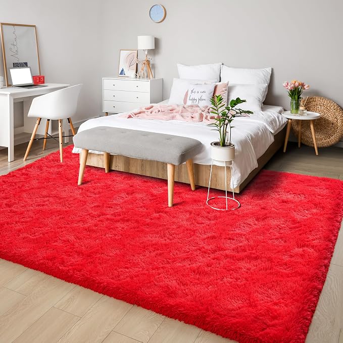 Chicrug Soft Area Rugs for Bedroom Living Room Plush Fluffy Rug 3x5 | Shag - Image 11
