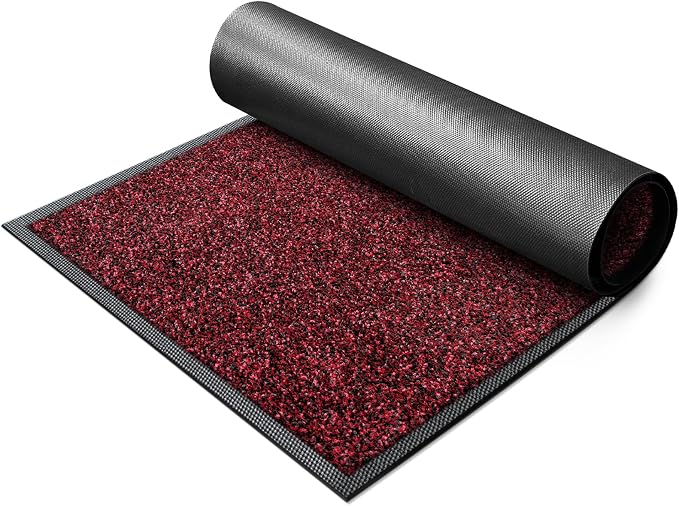 Super Absorbent Front Door Mat, 29.5" x 17", Non-Slip Washable Indoor Doormats by Mibao