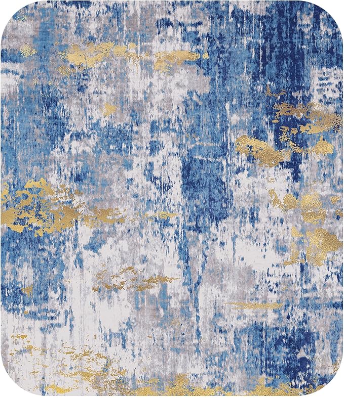 RELEANY Washable 6'x8' Abstract Area Rug - Image 9