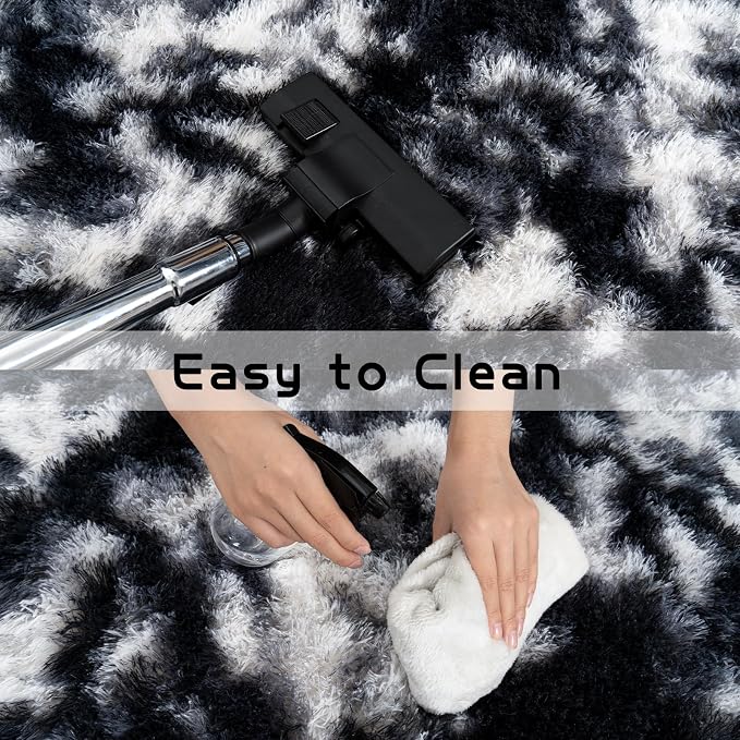 Pionblank Fluffy Area Rug for Bedroom 4x6, Indoor Plush Carpet, Cute Comfy - Image 6