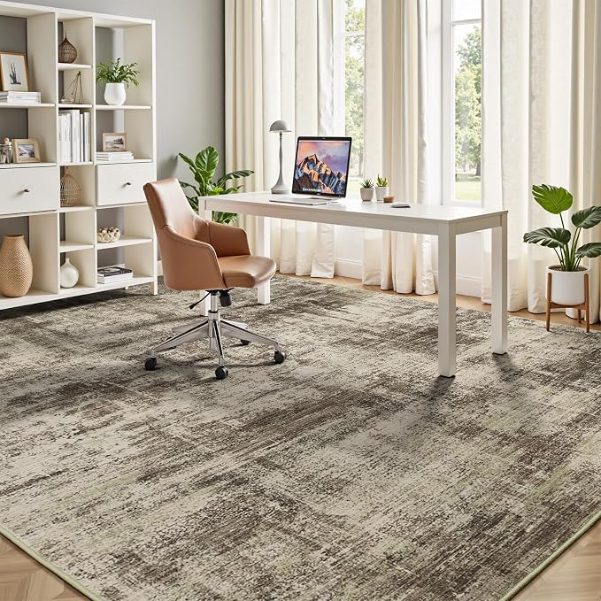 Lofus 5x7 Area Rug for Living Room, Abstract Washable Non-Slip Rugs, Dining Room - Image 6