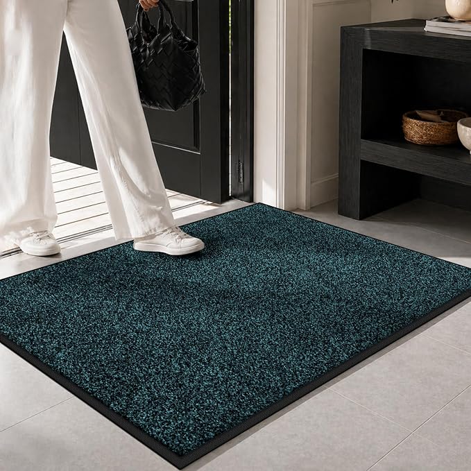 Super Absorbent Front Door Mat, Non-Slip Washable Indoor Doormats, Low Profile - Image 2