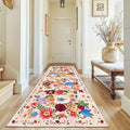 Blush Floral Hallway Runner Rug 3x7 by WelcometoBabovid