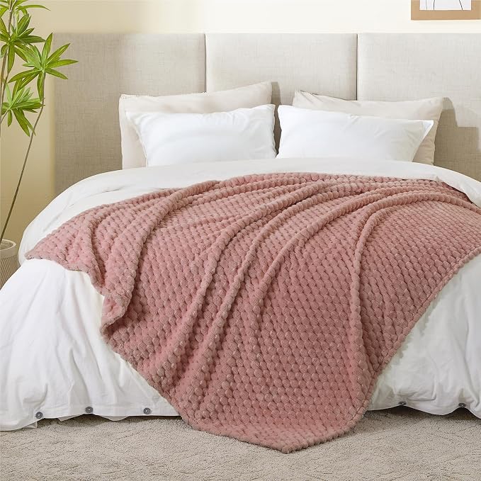 BEDELITE Dusty Pink Twin Blanket - Image 5