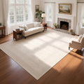 8x10 Retro Washable Area Rugs for Living Room, Dining Room- Brown | Ultra Soft by Lbris