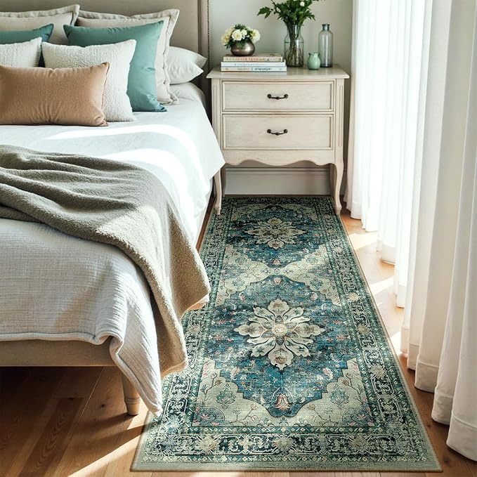 RELEANY Washable Area Rug, Runner 3'x6', Water Repellent, Pet Friendly - Image 2