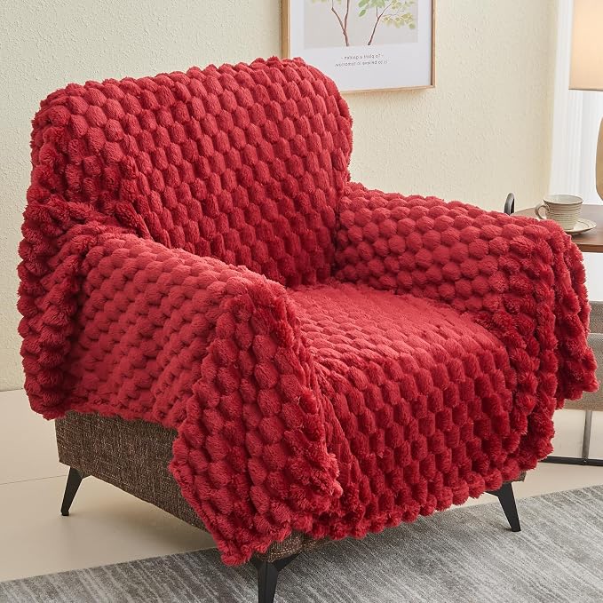 NEWCOSPLAY Fleece Clouds Cozy Twin Blanket - Image 9