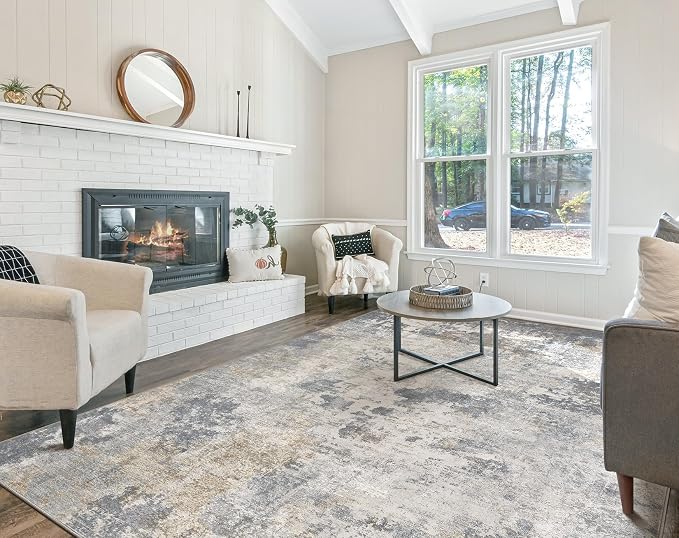 UERMEI 9x12 Area Rug Living Room Rugs - Image 5