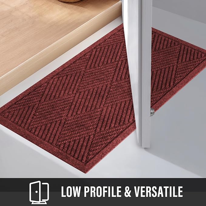 Durable Front Door Mat, Absorbent Muddy Dirt Resist Welcome Door Mats Outdoor - Image 6