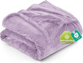 Utopia Bedding Ultra Soft Fleece Bed Blanket King Size Lilac | Microfiber Plush by UTOPIABEDDING
